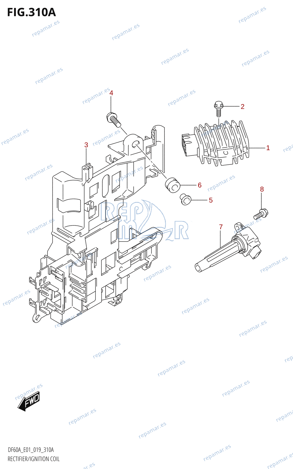 310A - RECTIFIER /​ IGNITION COIL