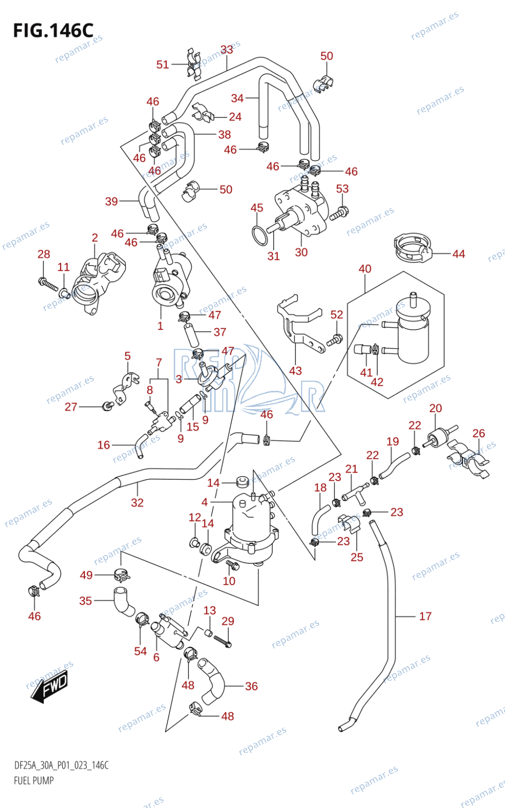 146C - FUEL PUMP ((022,023):P01)