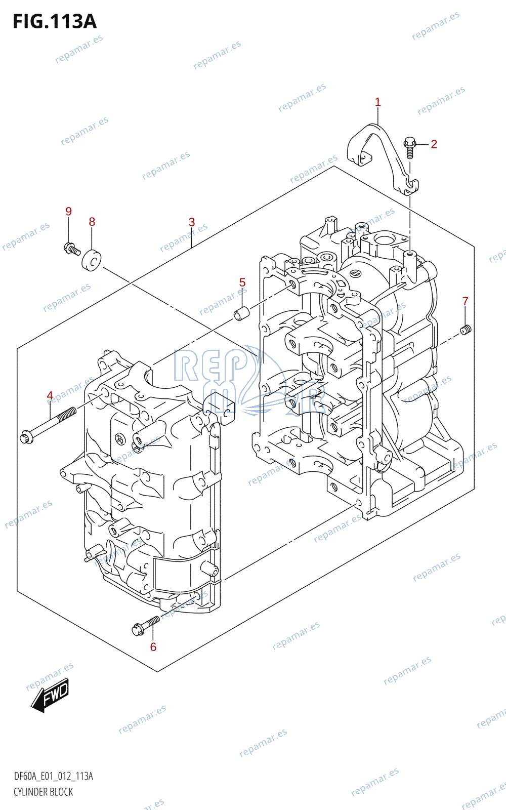 113A - CYLINDER BLOCK