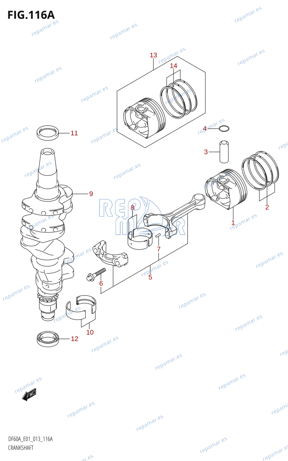 116A - CRANKSHAFT