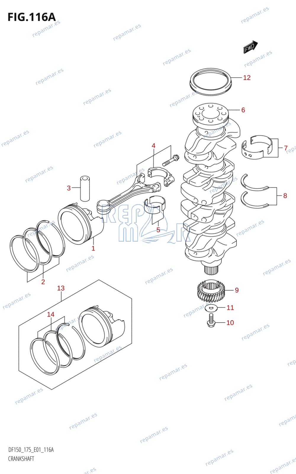 116A - CRANKSHAFT