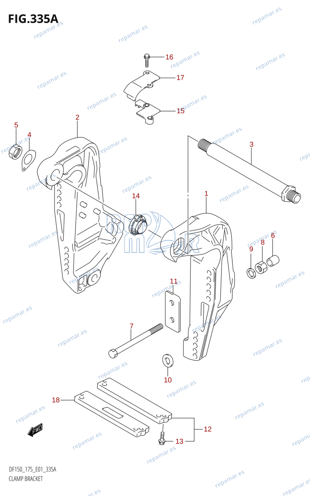 335A - CLAMP BRACKET