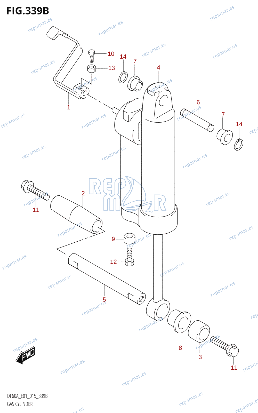 339B - GAS CYLINDER (DF60AQH:E01)