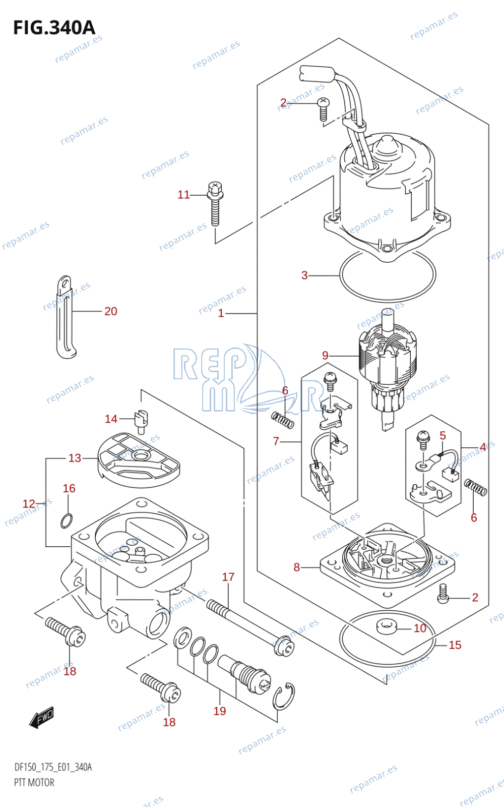 340A - PTT MOTOR