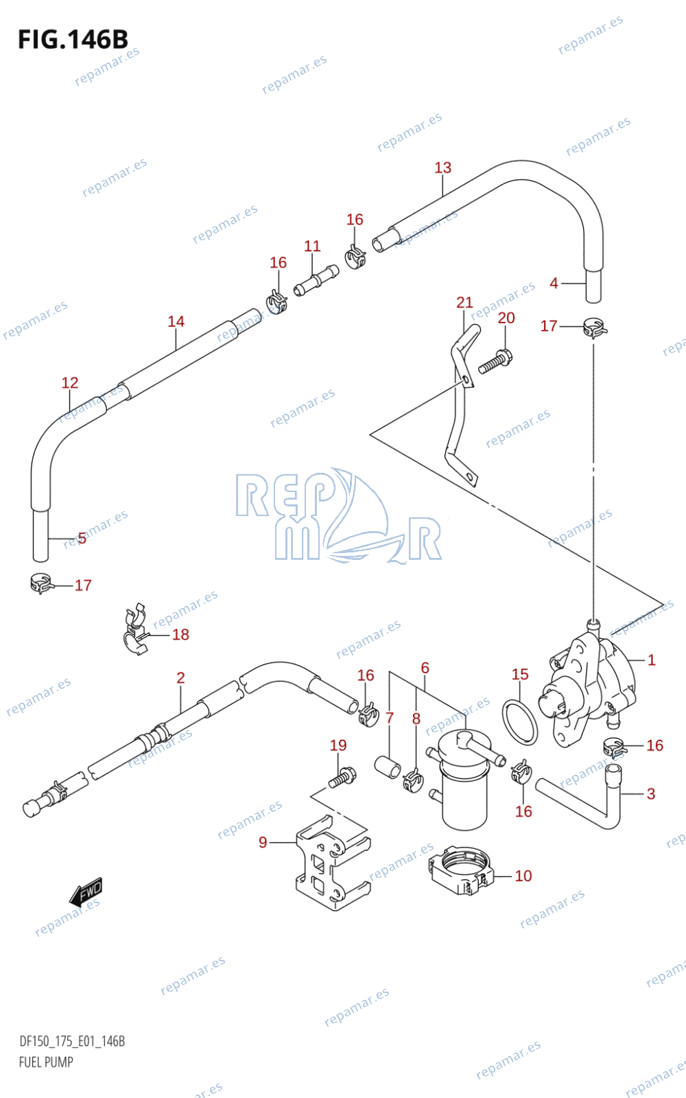 146B - FUEL PUMP (E01:(K10,011),E40)