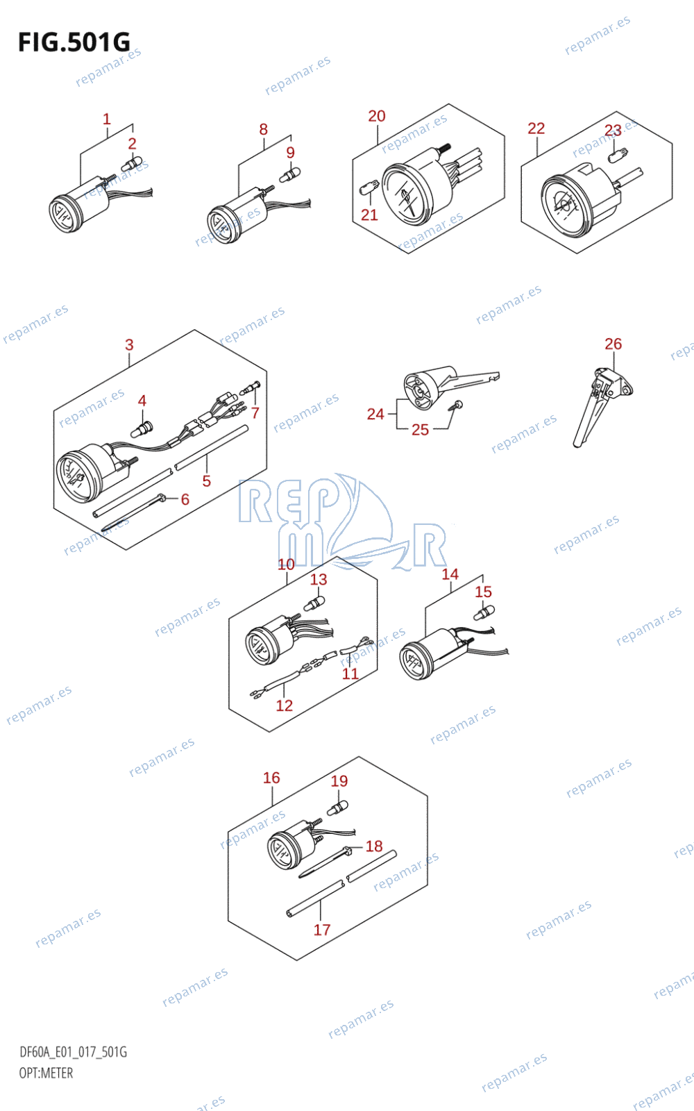 501G - OPT:METER (DF60A:E01)