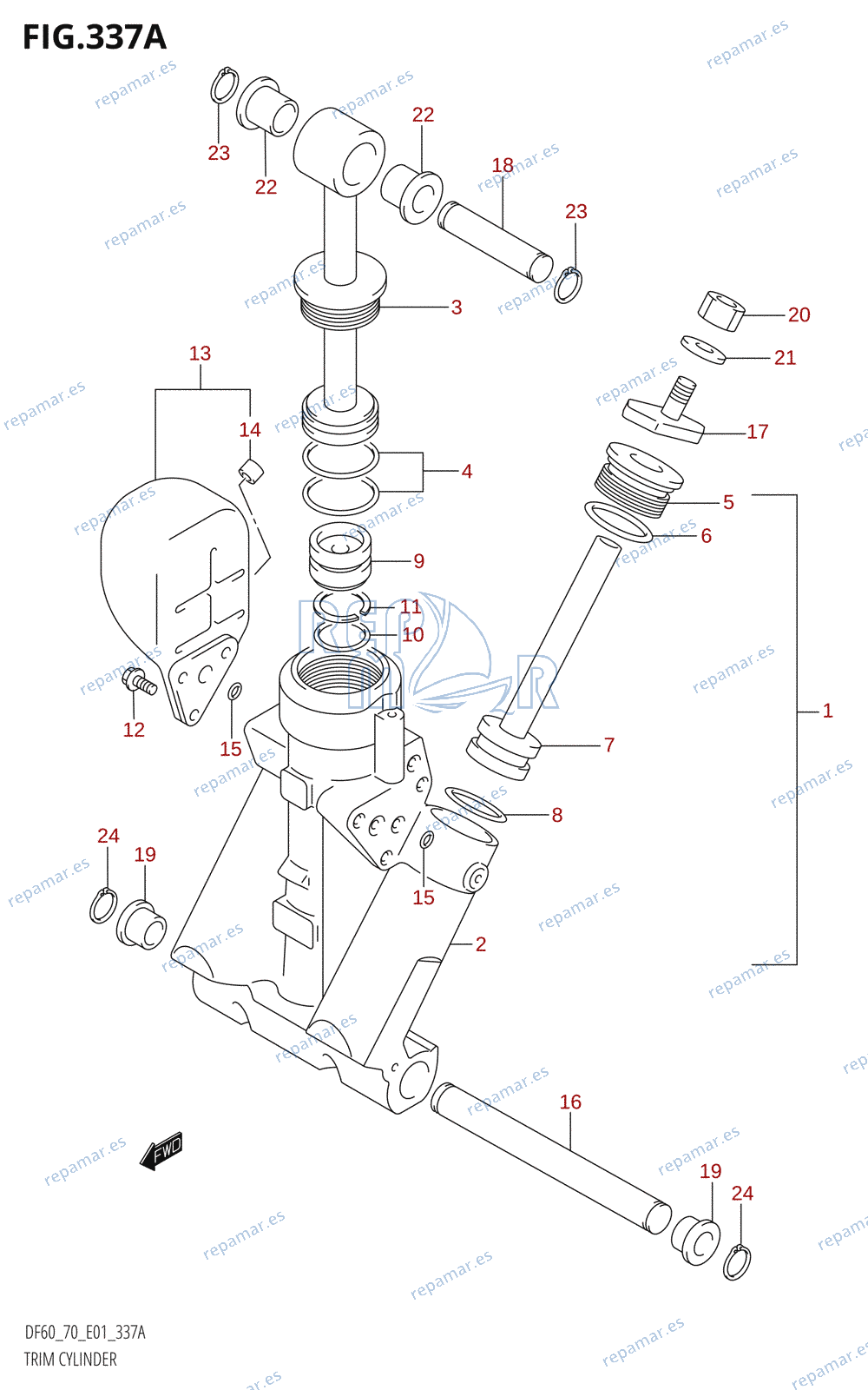 337A - TRIM CYLINDER (W,X,Y)