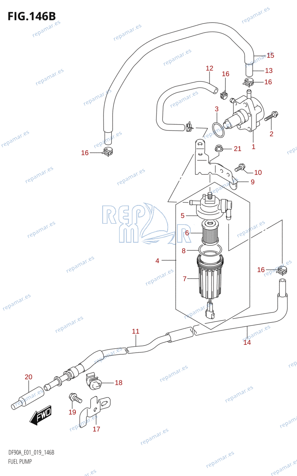 146B - FUEL PUMP (DF100B)