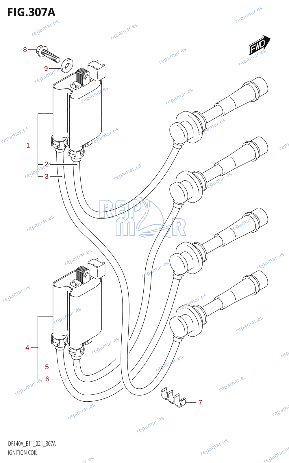 307A - IGNITION COIL