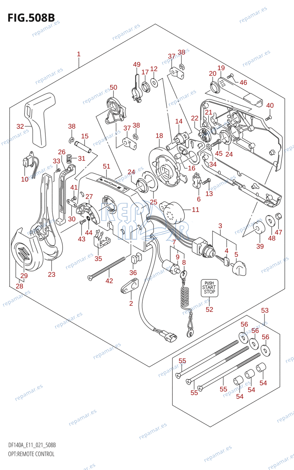 508B - OPT:REMOTE CONTROL (E01,E11)