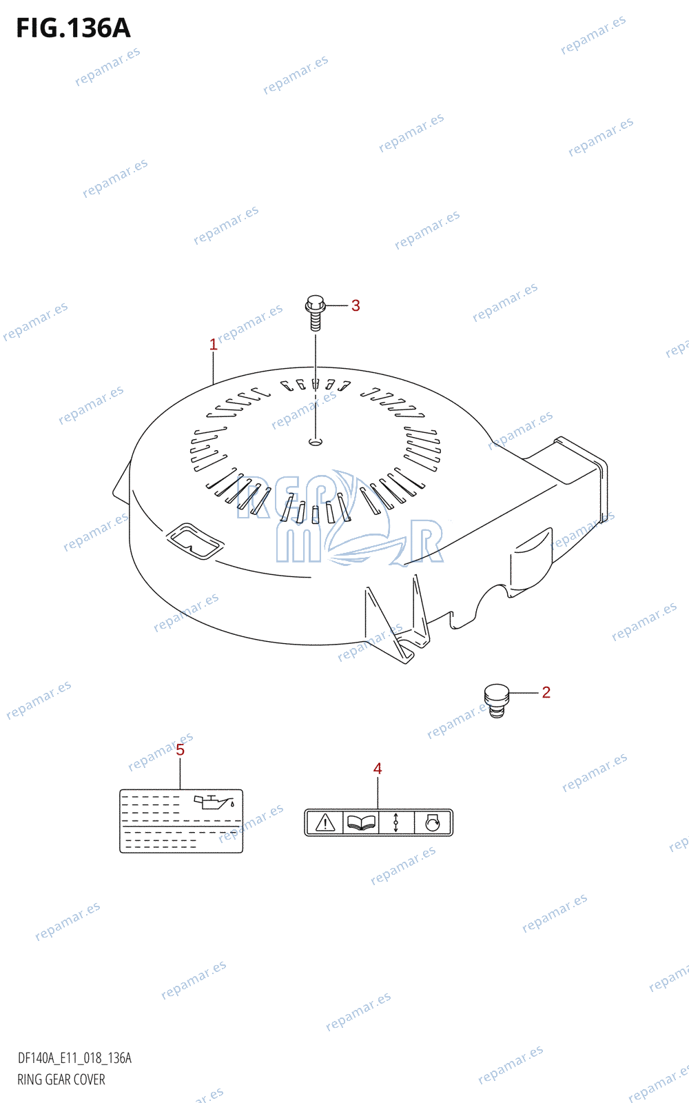 136A - RING GEAR COVER