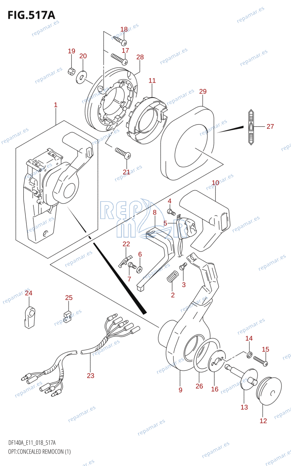 517A - OPT:CONCEALED REMOCON (1) (E11,E03)