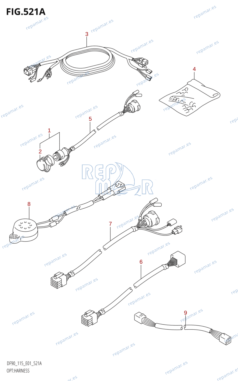 521A - OPT:HARNESS (K1,K2,K3,K4,K5,K6,K7)