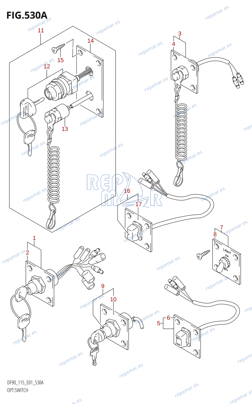 530A - OPT:SWITCH (K1,K2,K3,K4)