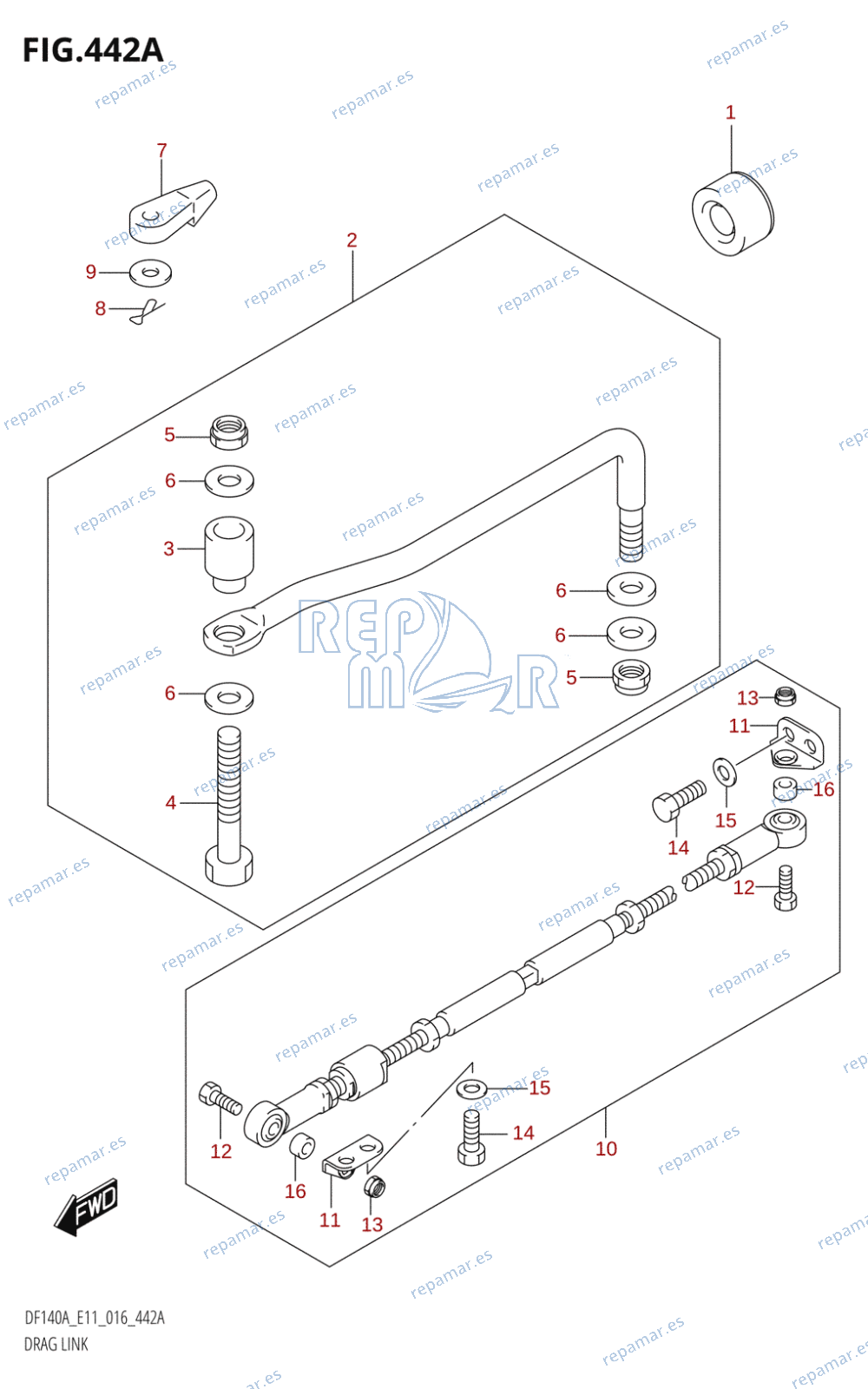 442A - DRAG LINK