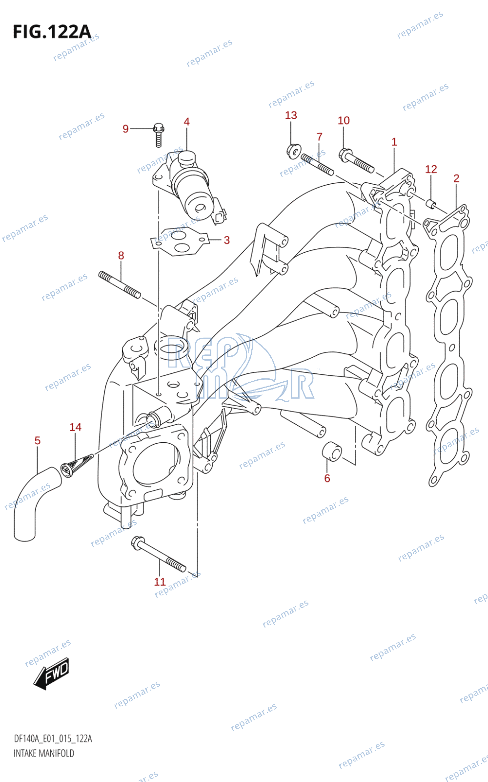 122A - INTAKE MANIFOLD