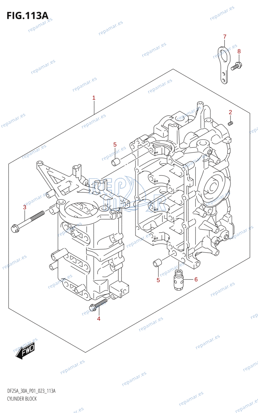 113A - CYLINDER BLOCK