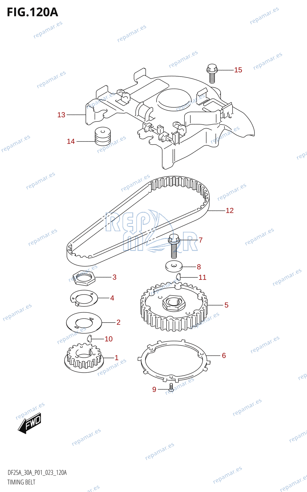 120A - TIMING BELT