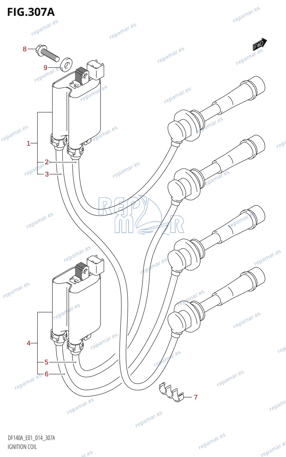 307A - IGNITION COIL