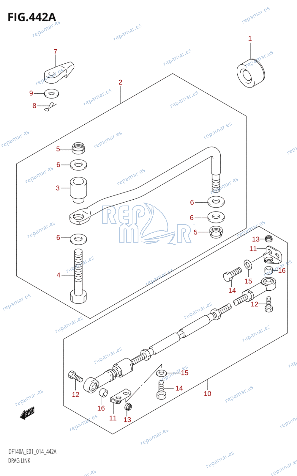 442A - DRAG LINK