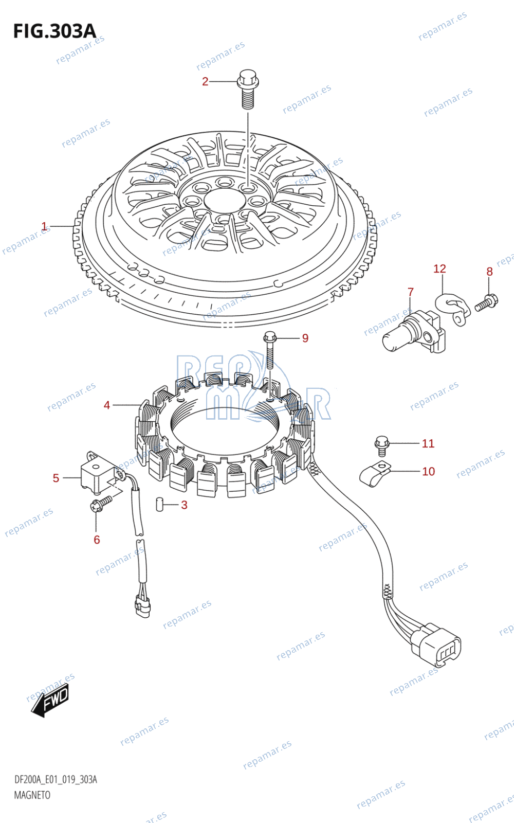 303A - MAGNETO (DF200AT,DF200AZ,DF175AT,DF175AZ)