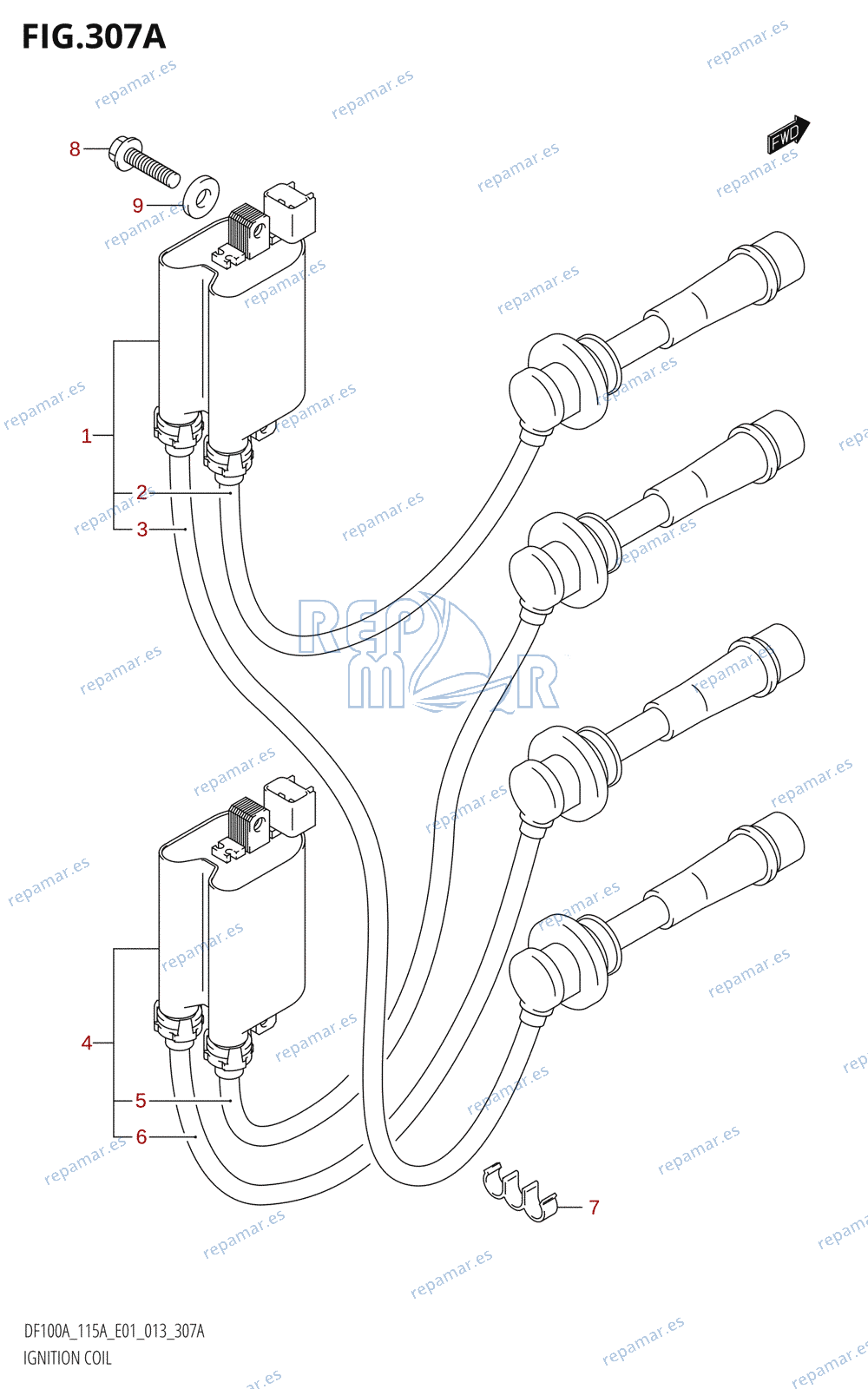 307A - IGNITION COIL