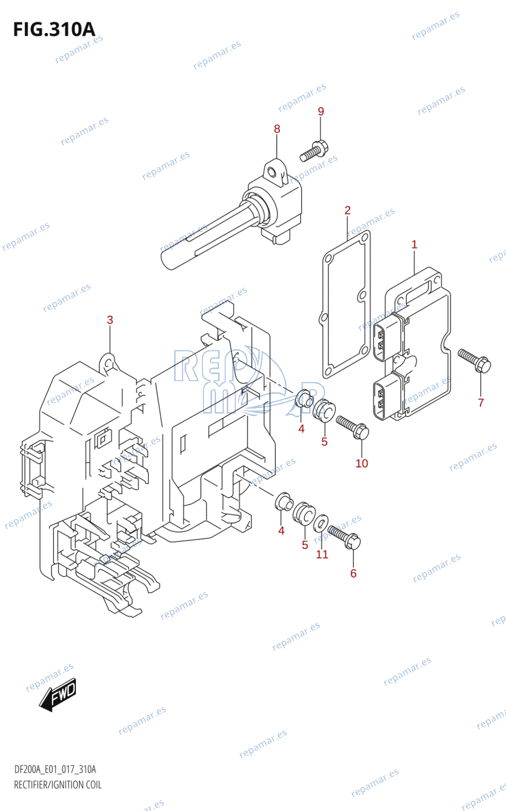 310A - RECTIFIER /​ IGNITION COIL