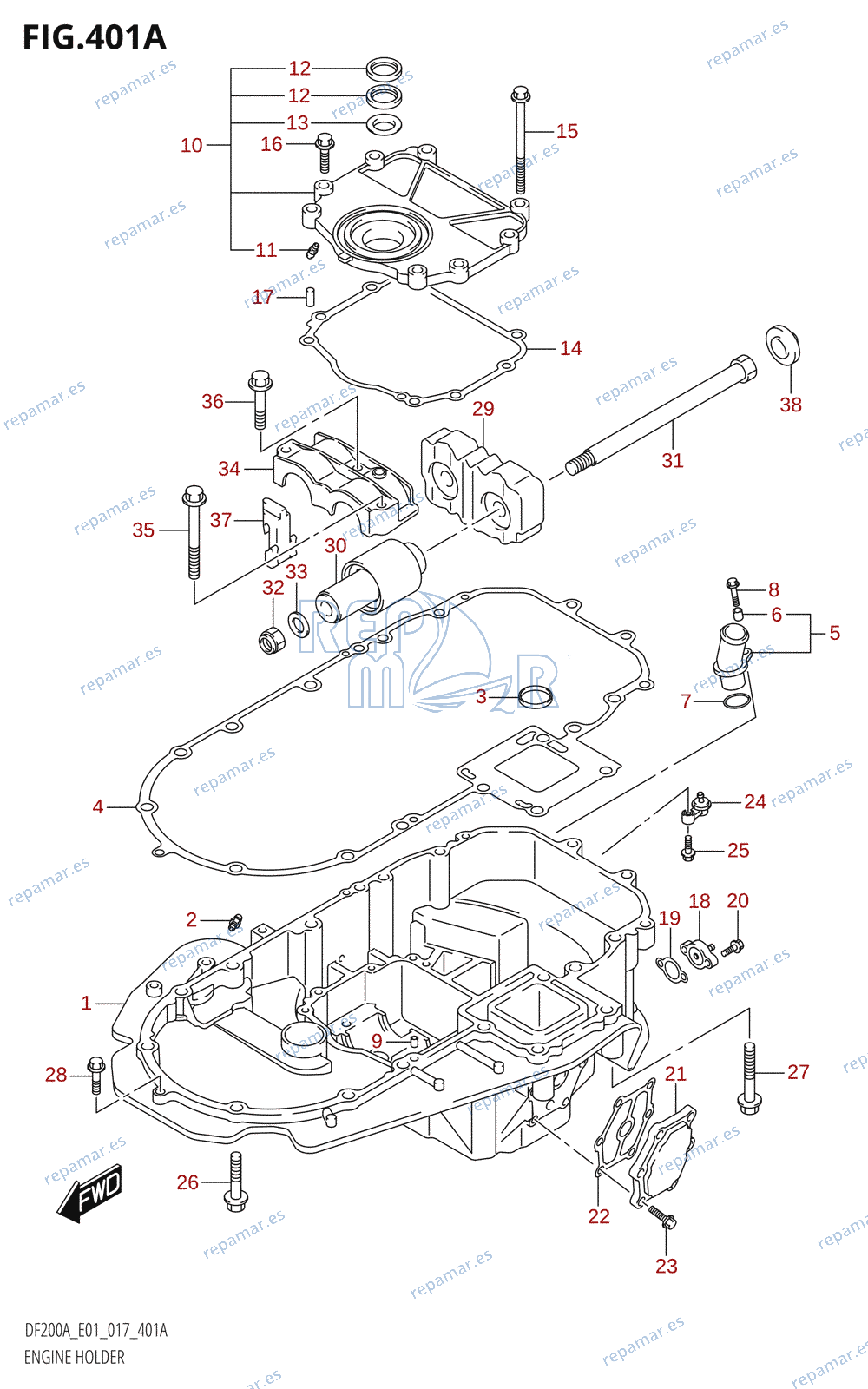 401A - ENGINE HOLDER