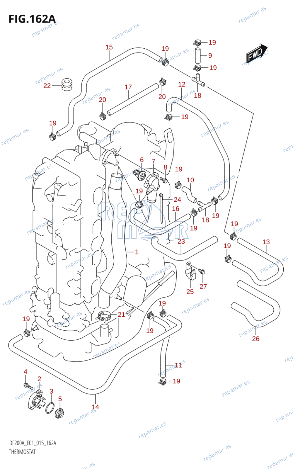 162A - THERMOSTAT (DF200AT)