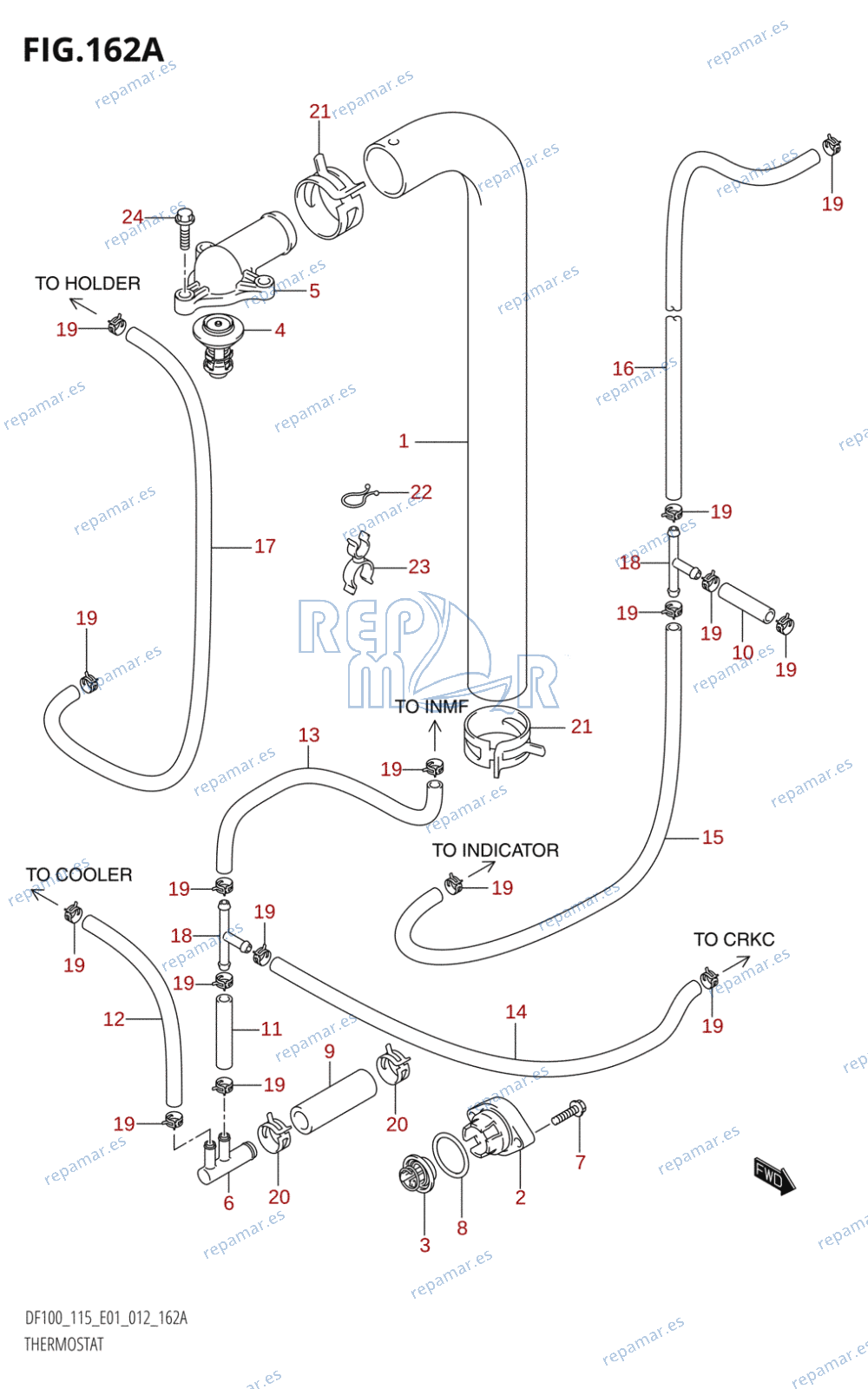 162A - THERMOSTAT (DF100T:E01)