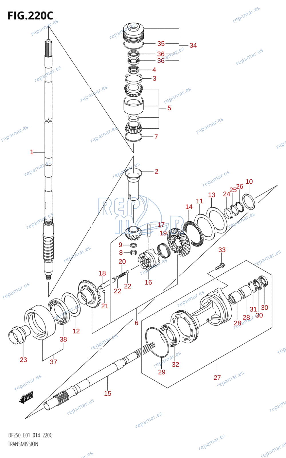 220C - TRANSMISSION (DF200Z:E01)