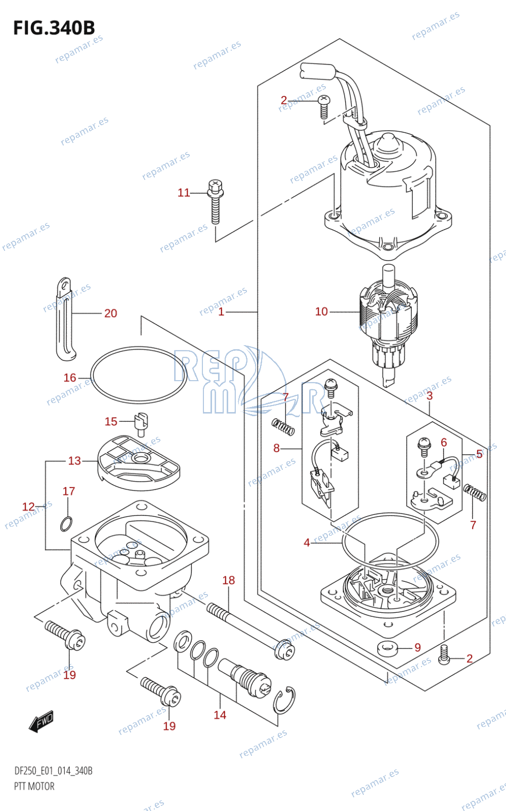 340B - PTT MOTOR (DF200T:E01)