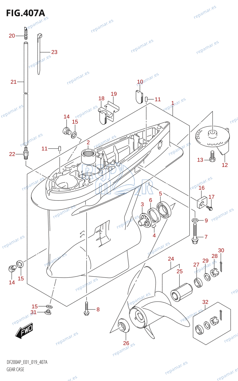 407A - GEAR CASE