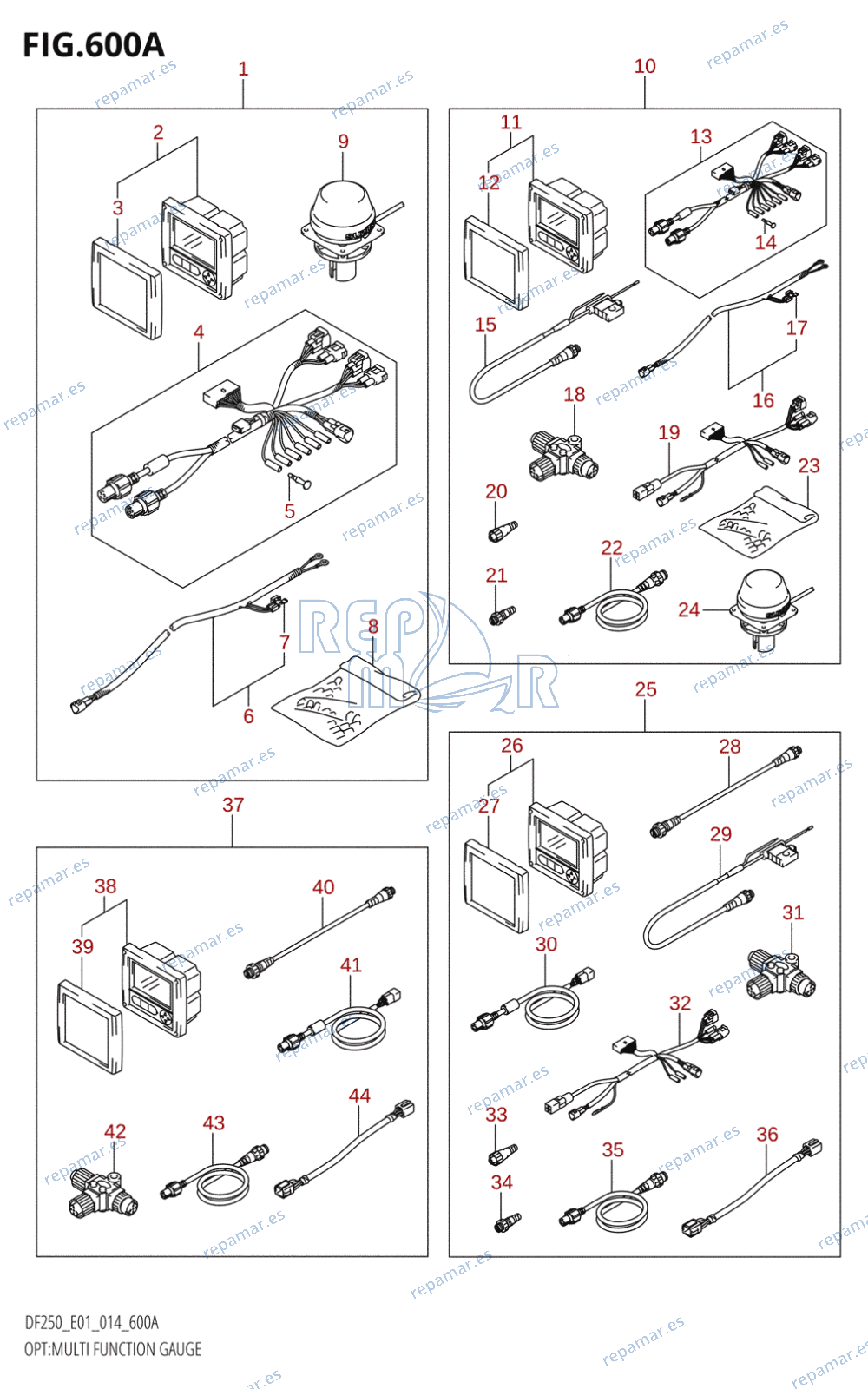 600A - OPT:MULTI FUNCTION GAUGE