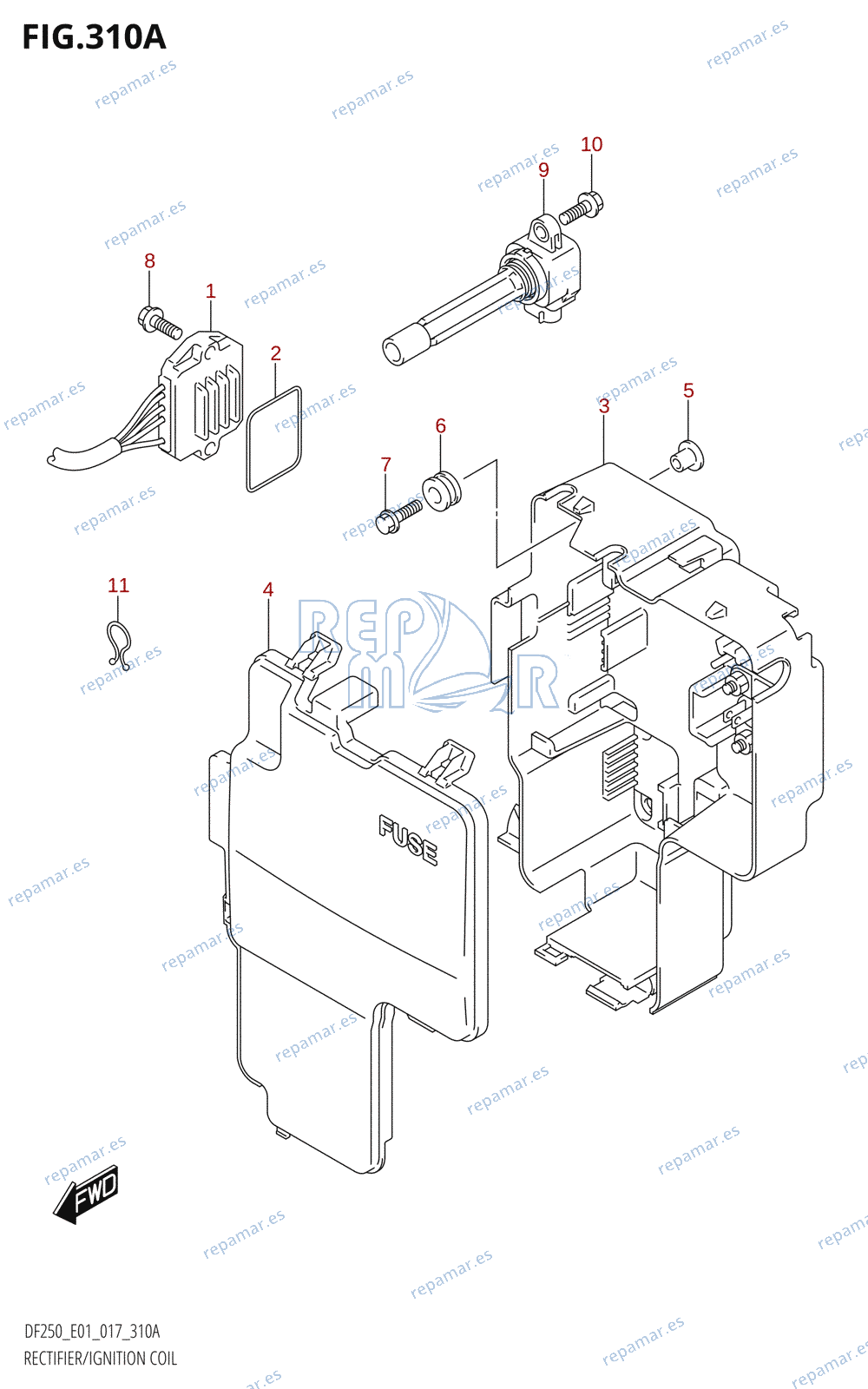 310A - RECTIFIER /​ IGNITION COIL