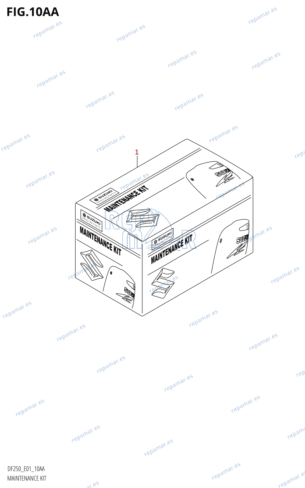 10AA - MAINTENANCE KIT (DF200T:E01:K10)