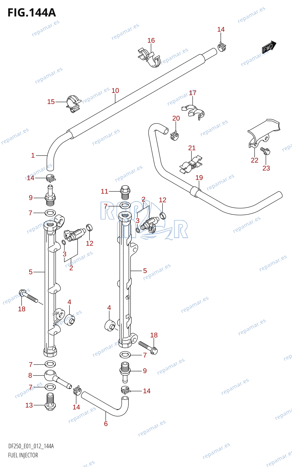 144A - FUEL INJECTOR (DF200T:E01)