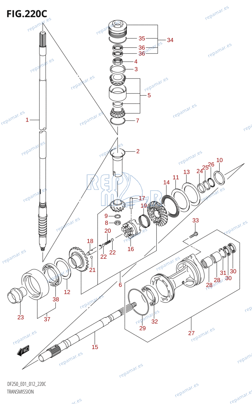 220C - TRANSMISSION (DF200Z:E01)