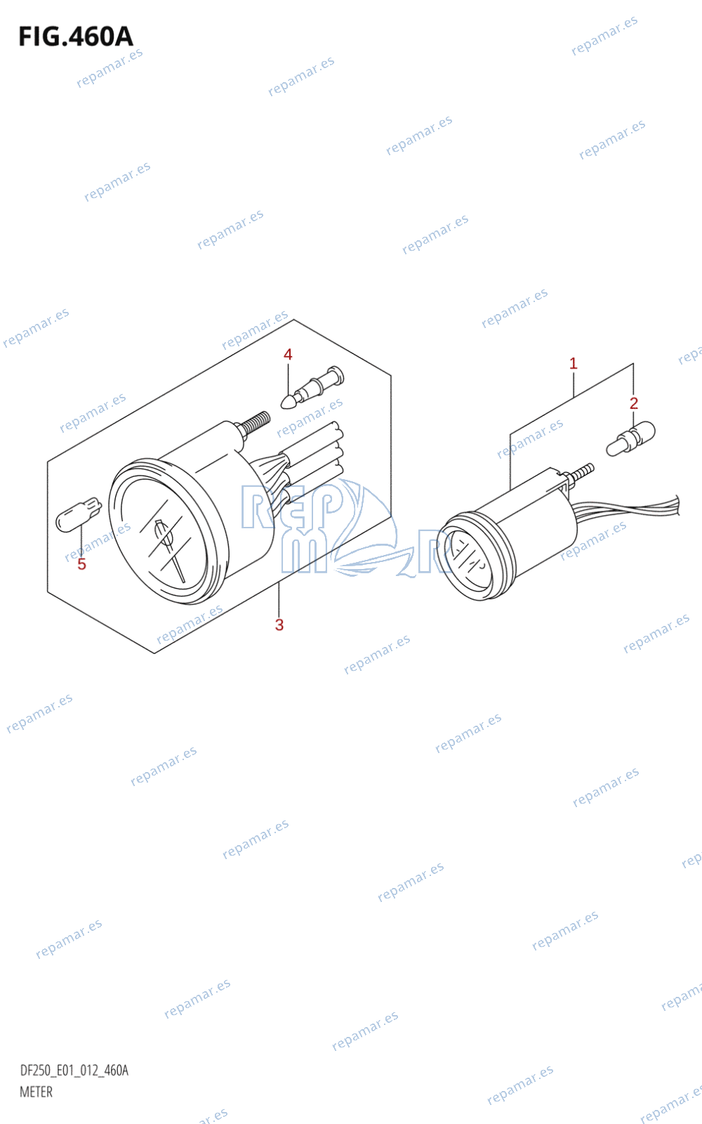 460A - METER (DF200T:E01)