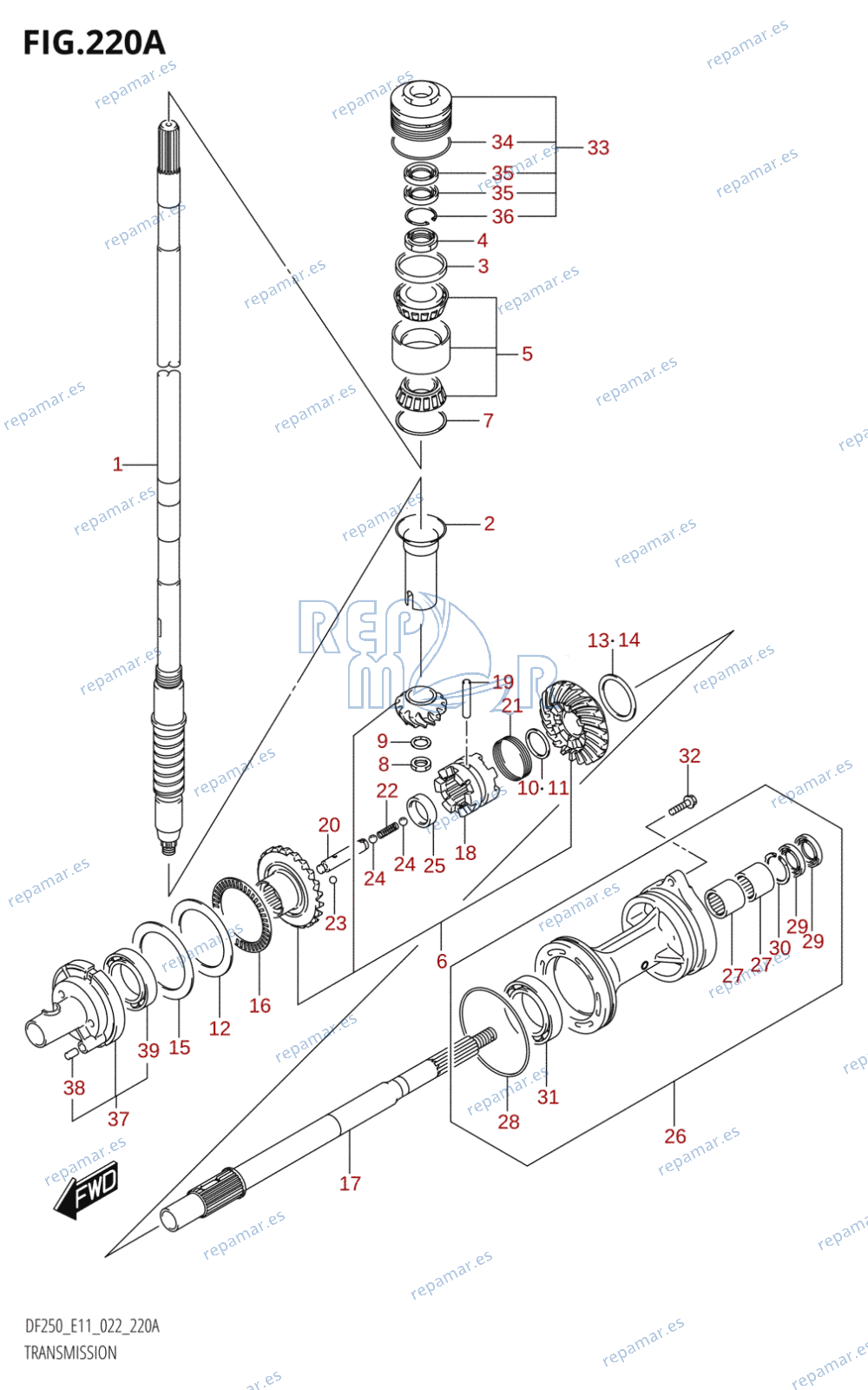 220A - TRANSMISSION (DF200T)