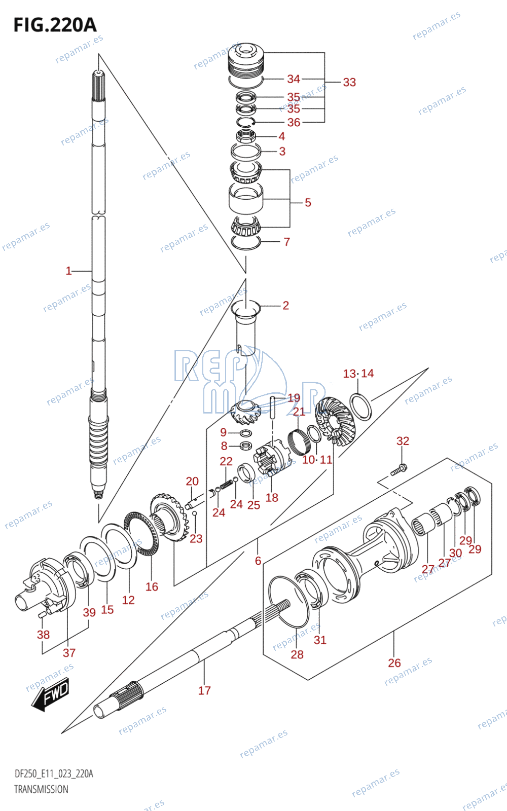 220A - TRANSMISSION (DF200T)