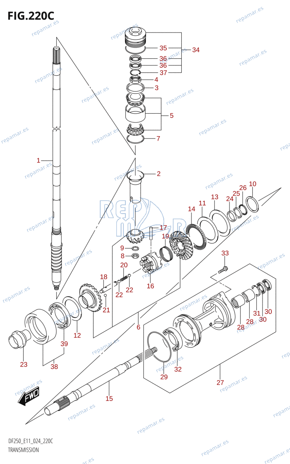 220C - TRANSMISSION (DF200Z)