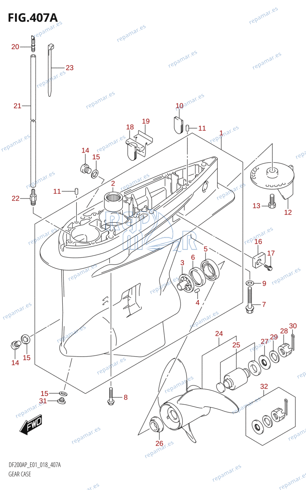 407A - GEAR CASE