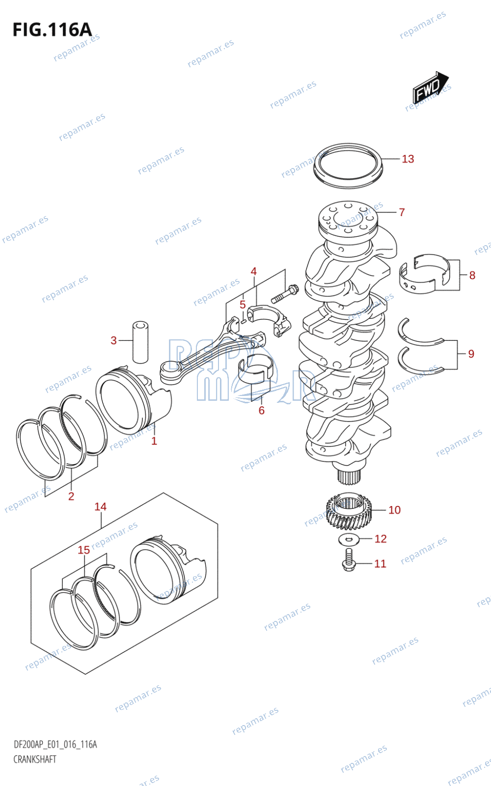 116A - CRANKSHAFT