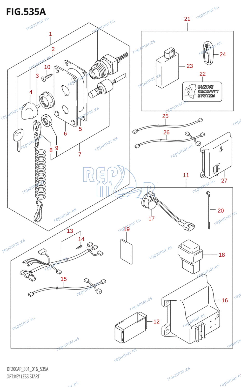 535A - OPT:KEY LESS START (DF200AP:E01)