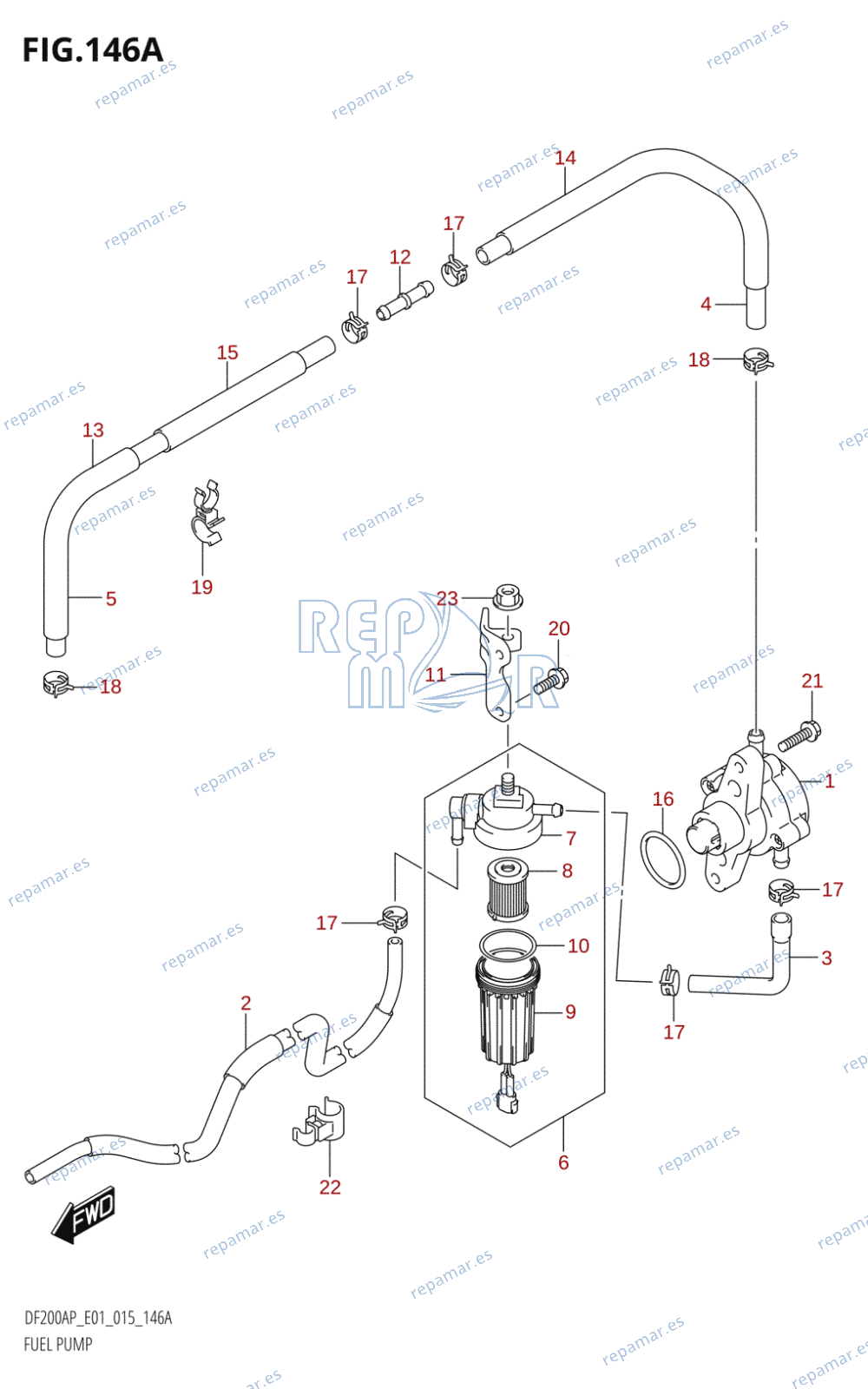 146A - FUEL PUMP (DF200AP:E01)