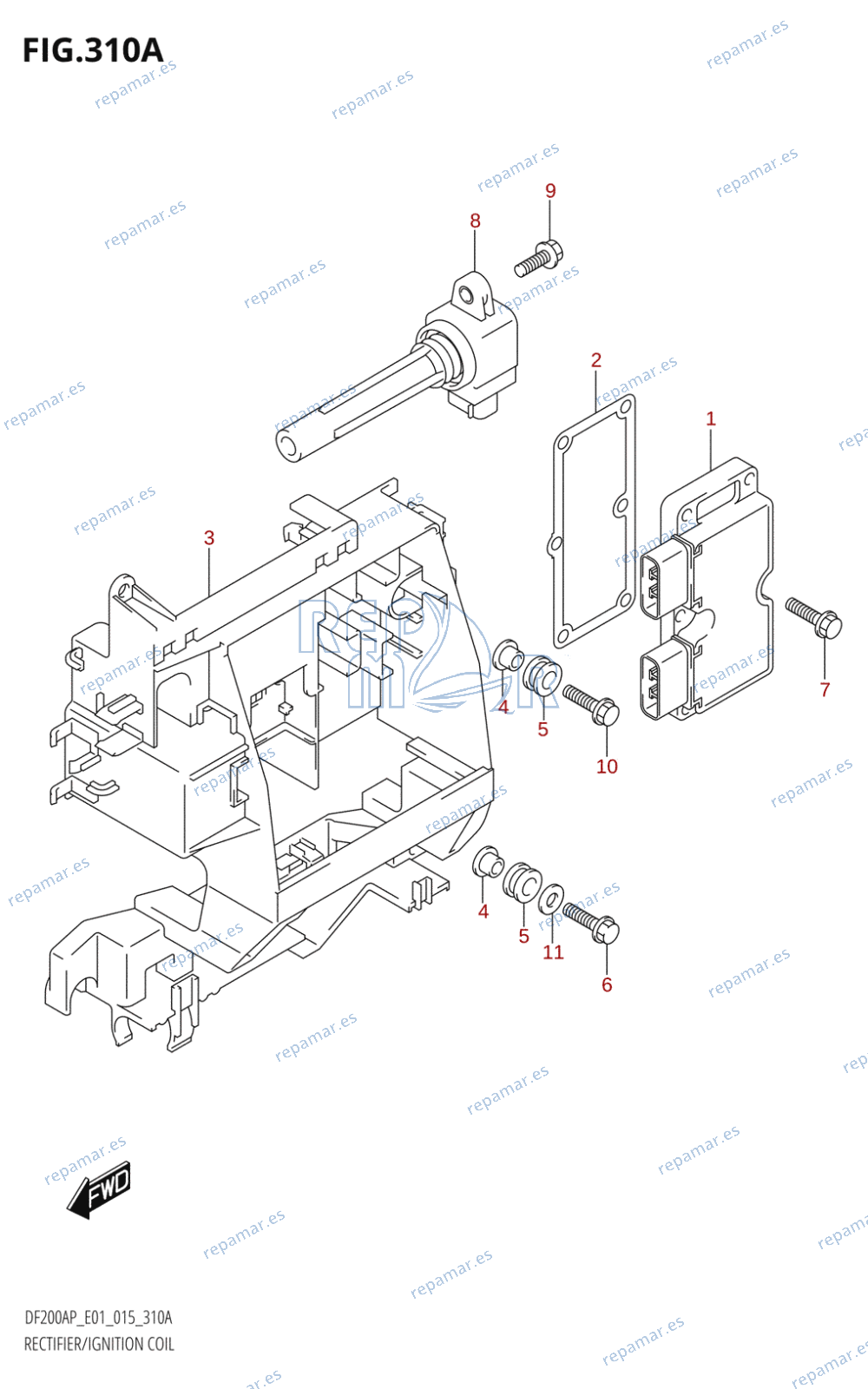 310A - RECTIFIER /​ IGNITION COIL