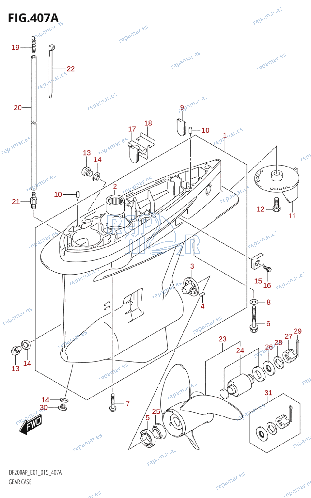 407A - GEAR CASE