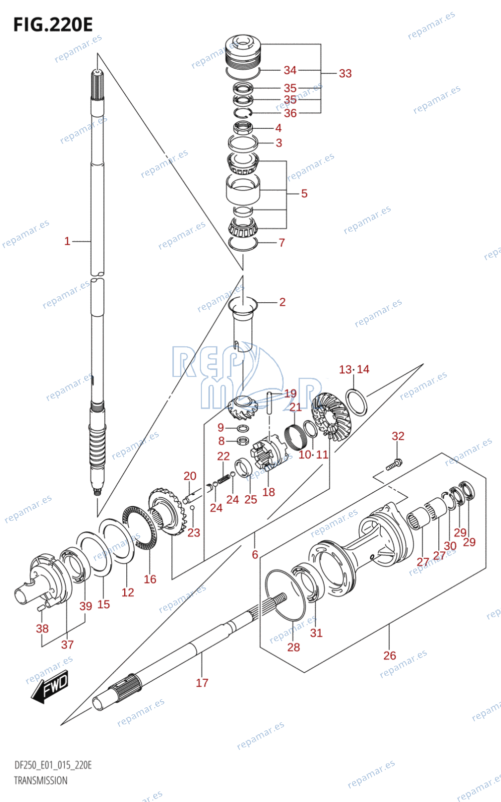 220E - TRANSMISSION (DF225T:E01)