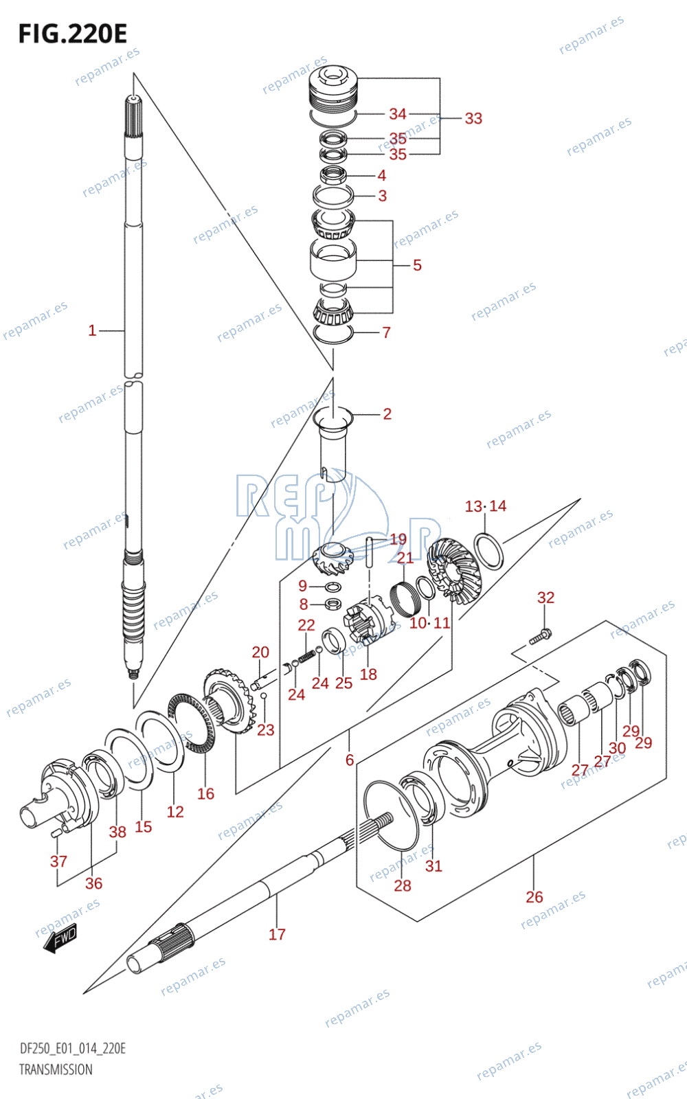 220E - TRANSMISSION (DF225T:E01)